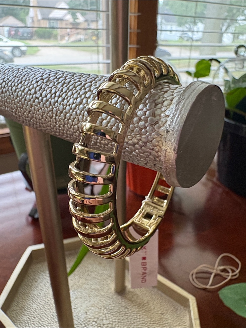 Lucky Brand Gold Open-Link Cuff Bracelet